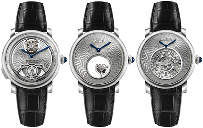 Cartier Rotonde De Cartier Srebrny/Skóra WHRO0036