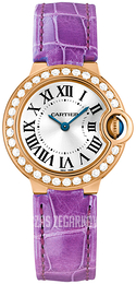 Cartier Ballon Bleu De Cartier Srebrny/Skóra Ø28 mm WJBB0018