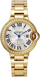 Cartier Ballon Bleu De Cartier Srebrny/18 karatowe żółte złoto Ø33 mm WJBB0069