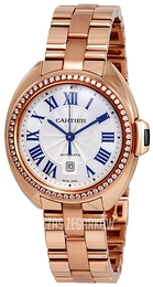 Cartier Cle De Cartier Srebrny/18 karatowe różowe złoto Ø31 mm WJCL0003
