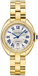 Cartier Cle De Cartier Srebrny/18 karatowe żółte złoto Ø31 mm WJCL0004