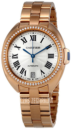 Cartier Cle De Cartier Srebrny/18 karatowe różowe złoto Ø35 mm WJCL0006