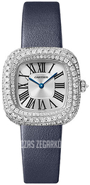 Cartier Coussin De Cartier Srebrny/Skóra WJCS0003