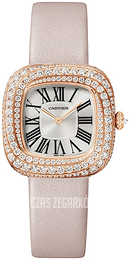 Cartier Coussin De Cartier Srebrny/Skóra WJCS0005