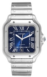 Cartier Santos De Cartier Niebieski/Stal WSSA0013
