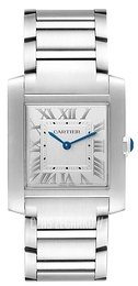 Cartier Tank Francaise Srebrny/Stal WSTA0074