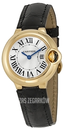 Cartier Ballon Bleu Srebrny/Skóra Ø28.6 mm W6900156