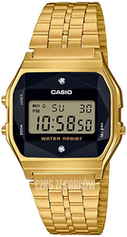 Casio Retro Ekran LCD/Stal w odcieniu złota A159WGED-1EF