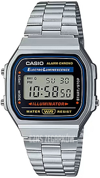 Casio Classic Ekran LCD/Stal Ø36 mm A168WA-1WDF