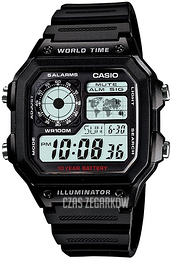 Casio Classic Ekran LCD/Żywica z tworzywa sztucznego Ø43 mm AE-1200WH-1AVDF