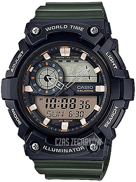 Casio Ekran LCD/Żywica z tworzywa sztucznego Ø51.5 mm AEQ-200W-3AV