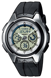 Casio Collection Ekran LCD/Żywica z tworzywa sztucznego Ø43.1 mm AQ-163W-7B1VEF