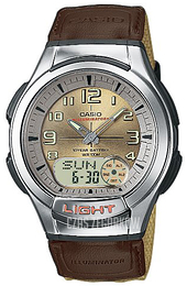 Casio Collection Brązowy/Skóra Ø41 mm AQ-180WB-5BVES