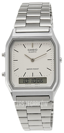 Casio Collection Kremowy/Stal AQ-230A-7DMQ