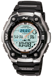 Casio Sport Szary/Żywica z tworzywa sztucznego Ø46 mm AQW-101D-1