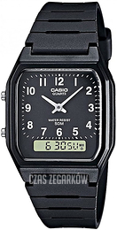 Casio Vintage Czarny/Żywica z tworzywa sztucznego AW-48H-1BVEG