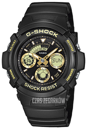 Casio G-Shock Czarny/Żywica z tworzywa sztucznego Ø46.6 mm AW-591GBX-1A9ER
