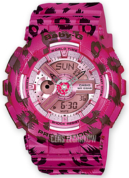 Casio Baby-G Ekran LCD/Żywica z tworzywa sztucznego Ø43 mm BA-110LP-4AER