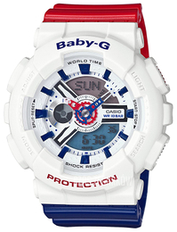 Casio Baby-G Wielokolorowy/Żywica z tworzywa sztucznego Ø46 mm BA-110TR-7AER