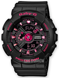 Casio Baby-G Ekran LCD/Żywica z tworzywa sztucznego Ø43 mm BA-111-1AER