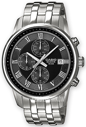 Casio Collection Czarny/Stal Ø42 mm BEM-511D-1AVEF