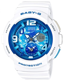 Casio Baby-G Niebieski/Żywica z tworzywa sztucznego Ø48 mm BGA-190GL-7BER