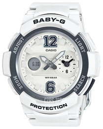 Casio Baby-G Biały/Żywica z tworzywa sztucznego Ø46 mm BGA-210-7B1ER