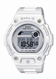 Casio Baby-G Srebrny/Żywica z tworzywa sztucznego Ø42.3 mm BLX-100-7ER
