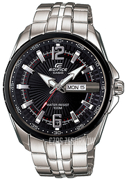 Casio Edifice Czarny/Stal Ø45 mm EF-131D-1A1VEF