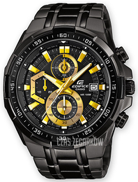 Casio Edifice Czarny/Stal Ø49 mm EFR-539BK-1AVUEF