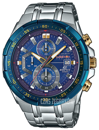Casio Edifice Niebieski/Stal Ø47 mm EFR-539RB-2AER