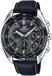 Casio Edifice Czarny/Skóra Ø44.6 mm EFR-570BL-1AVUEF