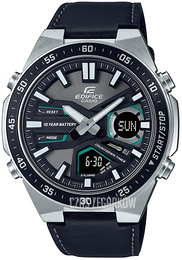 Casio Edifice Szary/Skóra Ø46.9 mm EFV-C110L-1AVEF