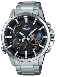 Casio Edifice Czarny/Stal Ø44 mm EQB-600D-1AER