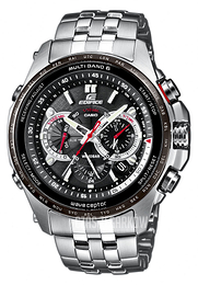 Casio Edifice Czarny/Stal Ø47.3 mm EQW-M710DB-1A1ER