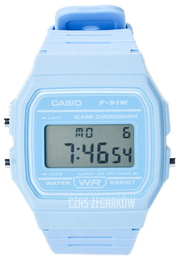 Casio Collection Ekran LCD/Żywica z tworzywa sztucznego F-91WC-2AEF
