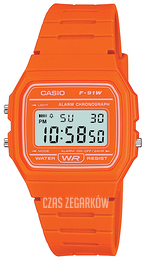 Casio Collection Ekran LCD/Żywica z tworzywa sztucznego F-91WC-4A2EF