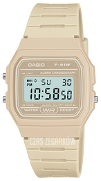 Casio Collection Ekran LCD/Żywica z tworzywa sztucznego F-91WC-8AEF