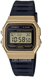 Casio Classic Ekran LCD/Żywica z tworzywa sztucznego Ø35 mm F-91WM-9ADF