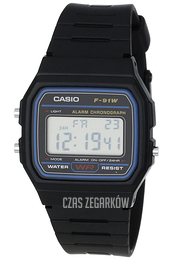 Casio Collection Szary/Żywica z tworzywa sztucznego 8.5x35.2 mm F91W-1