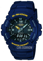Casio G-Shock Czarny/Żywica z tworzywa sztucznego Ø46 mm G-100-2BVMUR