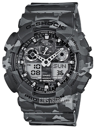 Casio G-Shock Szary/Żywica z tworzywa sztucznego Ø51 mm GA-100CM-8AER