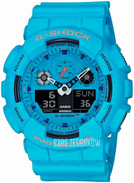 Casio G-Shock Niebieski/Żywica z tworzywa sztucznego Ø50.6 mm GA-100RS-2AER