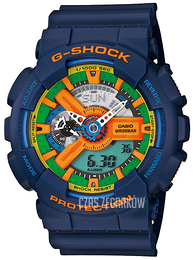 Casio G-Shock Ekran LCD/Żywica z tworzywa sztucznego Ø51.2 mm GA-110FC-2AER