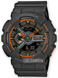 Casio G-Shock Ekran LCD/Żywica z tworzywa sztucznego Ø51 mm GA-110TS-1A4ER
