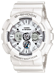 Casio G-Shock Biały/Żywica z tworzywa sztucznego Ø51.2 mm GA-120A-7AER
