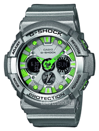 Casio G-Shock Ekran LCD/Żywica z tworzywa sztucznego Ø52.2 mm GA-200SH-8AER