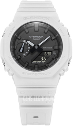 Casio G-Shock Czarny/Żywica z tworzywa sztucznego Ø45.4 mm GA-2100-7AER