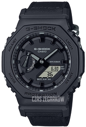 Casio G-shock Czarny/Żywica z tworzywa sztucznego Ø45.4 mm GA-2100BCE-1AER