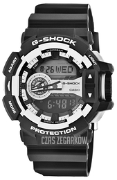 Casio G-Shock Szary/Żywica z tworzywa sztucznego Ø55 mm GA-400-1ADR